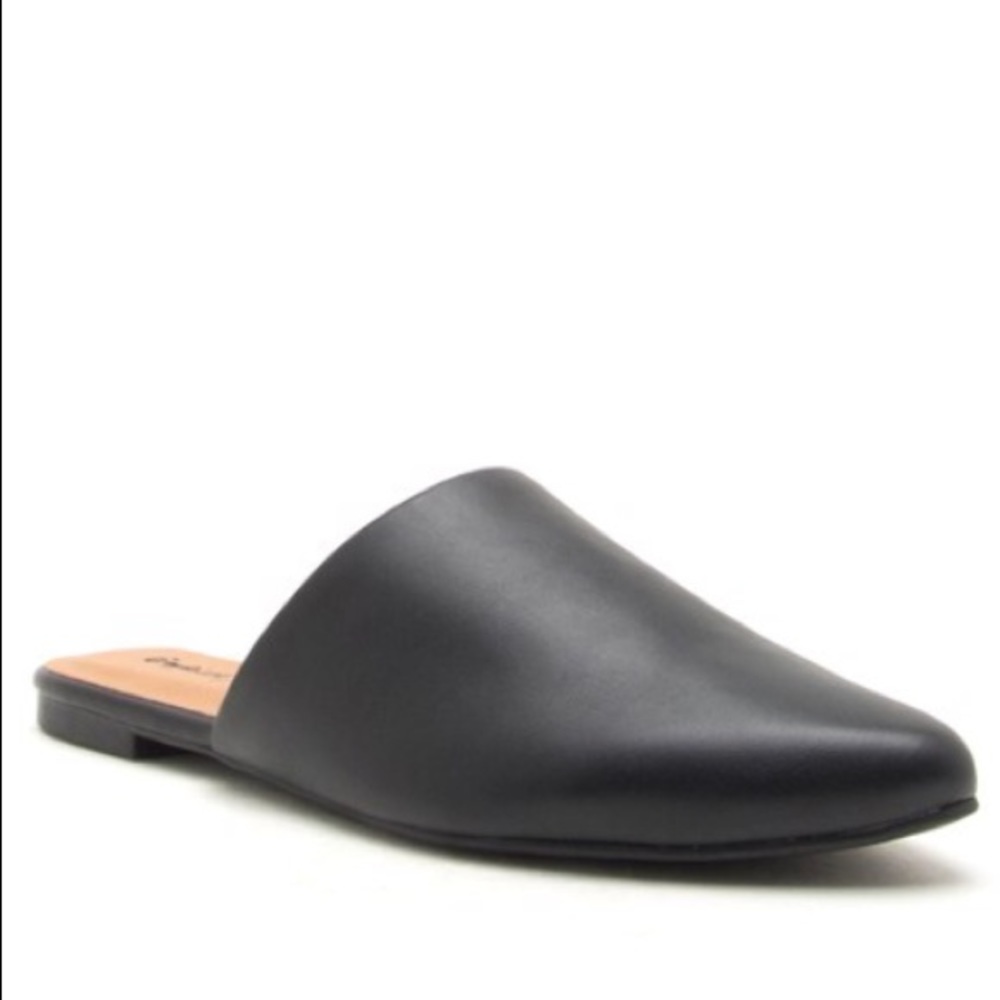 NWT Black Slip Ons Loafers Mules - Picture 2 of 2